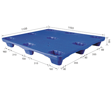 1111单层九脚吹塑卡板